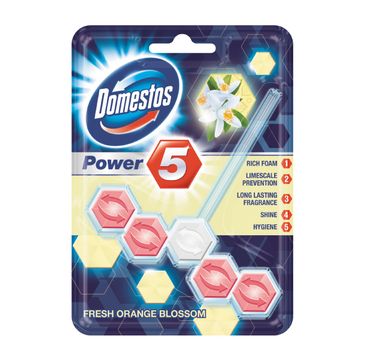 Domestos Fresh Orange kostka WC power 5 koszyk 55 g