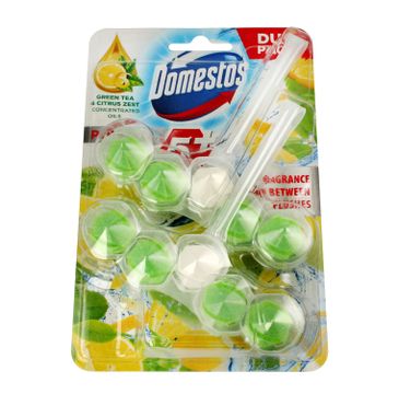 Domestos – Green Tea Duo Kostka WC Power 5 koszyk  (2x55 g)