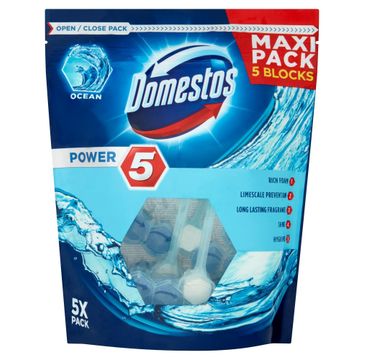 Domestos kostka Duo Power 5 ocean 5 x 55g