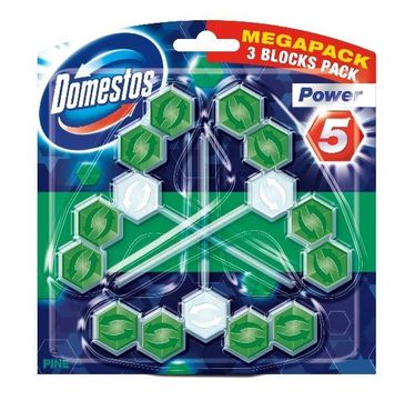 Domestos Pine TRIO kostka WC power 5 koszyk 3 x 55 g