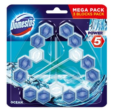 Domestos Power 5 Ocean kostka toaletowa 3x55g