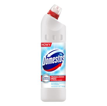 Domestos Przedłużona Moc Biel & Połysk płyn czyszcząco-dezynfekujący 750ml