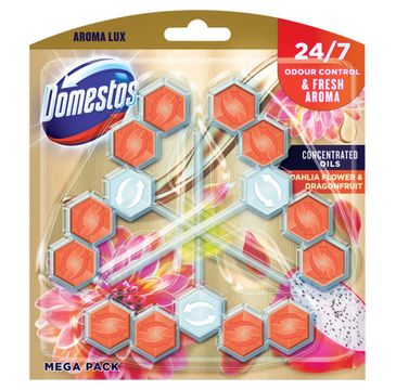 Domestos Aroma Lux DUO Kostka WC 24/7 Dahlia Flower&Dragonfruit( 3 x 55 g)