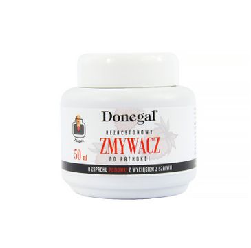 Donegal – Zmywacz do paznokci z gąbką z wiaminą F (50 ml)