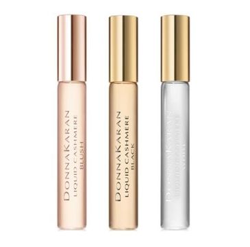 Donna Karan Liquid Cashmere Collection Rollerball Trio woda perfumowana Liquid Cashmere Black 10ml + woda perfumowana Liquid Cashmere White 10ml + woda perfumowana Liquid Cashmere 10ml