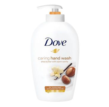 Dove Caring Hand Wash Shea Butter & Warm Vanilla pielęgnujące mydło w płynie (250 ml)