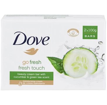 Dove Go Fresh Cucumber & Green Tea Scent kremowe mydło w kostce 2x100g