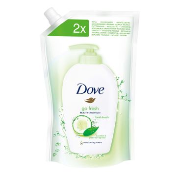 Dove Go Fresh Touch mydło w płynie do każdego typu skóry nawilżające zapas 500 ml