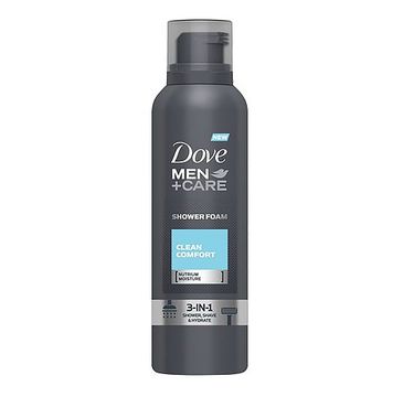 Dove Men+Care Clean Comfort Shower Foam pianka do mycia ciała 200ml