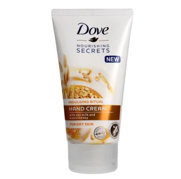 Dove Nourishing Secrets krem do rąk z mlekiem owsianym oraz miodem manuka Indulging Ritual 75ml