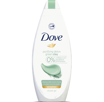 Dove Purifying Detox żel pod prysznic z zieloną glinką Oczyszczający Detoks Green Clay 500ml