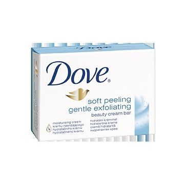 Dove Soft Peeling Gentle mydło w kostce do każdego typu skóry nawilżające 100 g