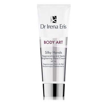 Dr Irena Eris Body Art Silky Hands regenerujący krem do rąk rozjaśniający przebarwienia SPF20 (75 ml)