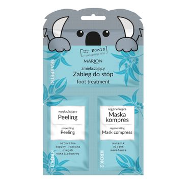 Dr  Koala – zmiękczający zabieg do stóp – peeling + maska-kompres (6 ml)