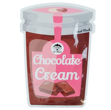 Dr. Mola Chocolate Cream ujędrniająca maseczka w płachcie na bazie ekstraktu z kakao (23 ml)
