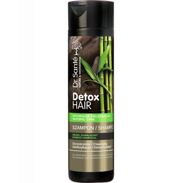 Dr. Sante Detox Hair – szampon regenerujący do włosów z węglem bambusowym (250 ml)