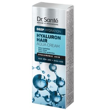 Dr. Sante Hyaluron Hair Aqua Cream nawilżający krem do włosów z kwasem hialuronowym 100ml