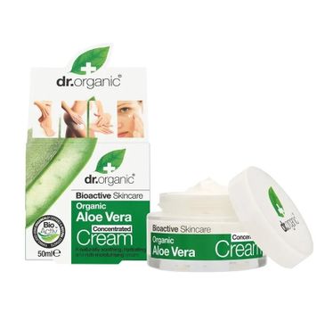 Dr.Organic Aloe Vera Concentrated Cream nawilżająco-łagodzący krem do twarzy 50ml