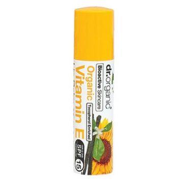 Dr.Organic Vitamin E Lip Balm SPF15 nawilżający balsam do suchych ust 5.6ml