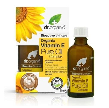Dr.Organic Vitamin E Pure Oil kojąco-odżywczy olejek z witaminą E do skóry normalnej i suchej 50ml