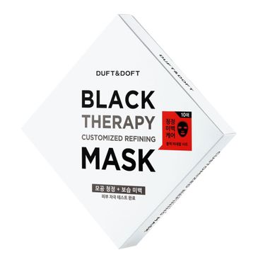 Duft & Doft Black Therapy Customized Refining Mask maska oczyszczająca 5x28ml