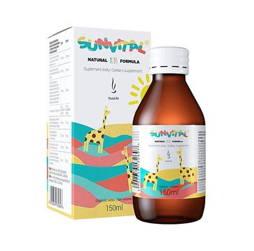 Duolife Sunvital Natural Kids Formula suplement diety dla dzieci 150ml