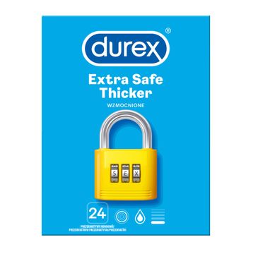 Durex Extra Safe Thicker prezerwatywy wzmocnione (24 szt.)