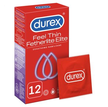 Durex Fetherlite Elite prezerwatywy cienkie (12 szt.)