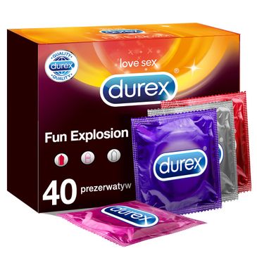 Durex  Fun Explosion prezerwatywy zestaw (40 szt.)