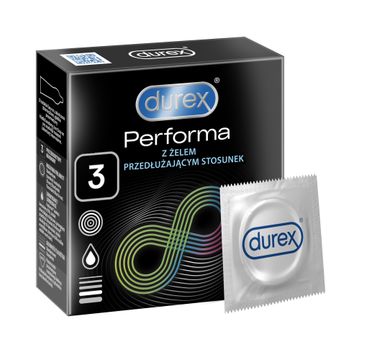 Durex Preforma prezerwatywy opóźniające wytrysk (3 szt.)