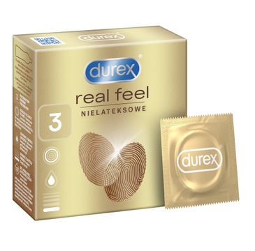 Durex Real Feel prezerwatywy bezlateksowe (3 szt.)