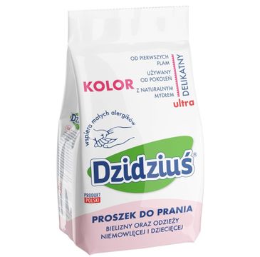 Dzidziuś proszek do prania bielizny odzieży niemowlęcej kolor 1.5 kg