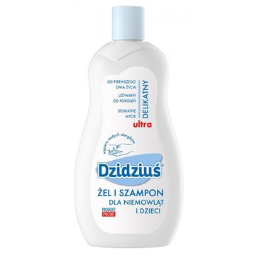 Dzidziuś że-szampon dla niemowląt i dzieci z proteinami pszenicznymi 500 ml