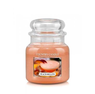 Country Candle â€“ Å›wieca zapachowa z dwoma knotami Peach Bellini (453 g)