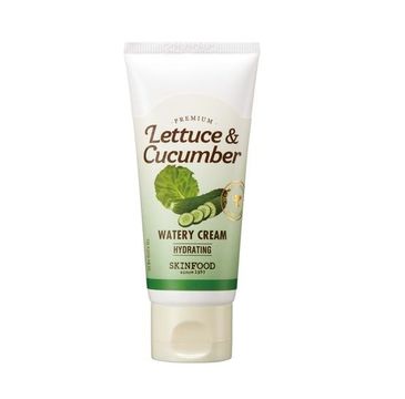 Skinfood Premium Lettuce & Cucumber Watery Cream – żelowy krem nawilżający z sałatą i ogórkiem (60 ml)