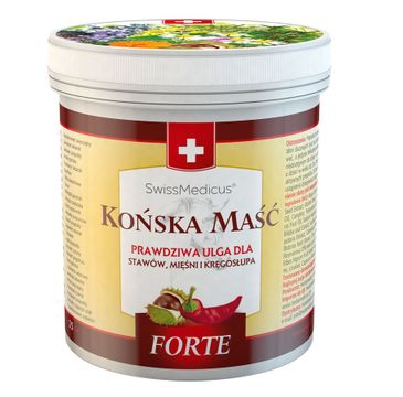 SwissMedicus – Końska Maść rozgrzewająca Forte (250 ml)