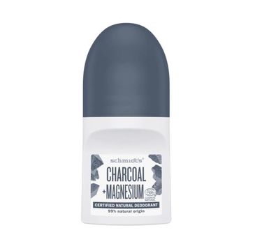 Schmidt's Natural Deodorant Roll-on naturalny dezodorant w kulce Węgiel & Magnez (50ml)