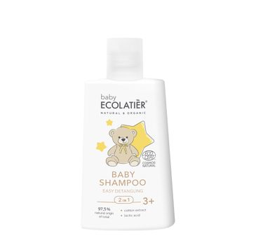 Ecolatier Baby szampon dla niemowląt 2w1 łatwe rozczesywanie 3+ (250 ml)