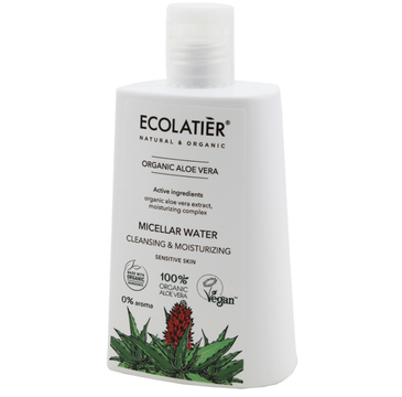 Ecolatier Organic Aloe Vera woda micelarna do twarzy cera wrażliwa (250 ml)