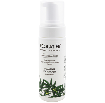 Ecolatier Organic Cannabis pianka oczyszczająca do twarzy (150 ml)