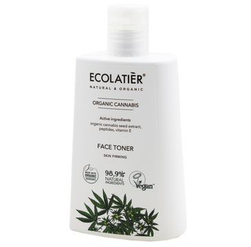 Ecolatier Organic Cannabis tonik do twarzy ujędrniający (250 ml)