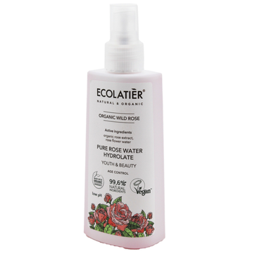 Ecolatier Organic Wild Rose hydrolat do twarzy przeciwstarzeniowy (150 ml)