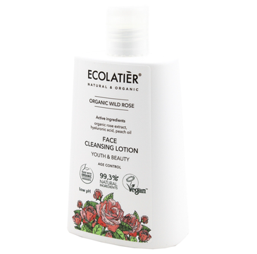 Ecolatier Organic Wild Rose mleczko do twarzy oczyszczające (250 ml)