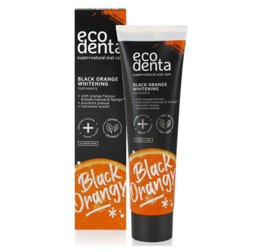 Ecodenta Black Orange Whitening Toothpaste czarna wybielająca pasta do zębów o smaku pomarańczowym (100 ml)