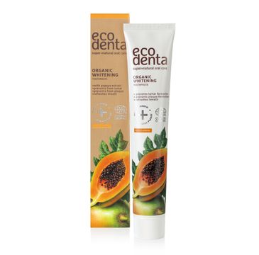 Ecodenta Organic Whitening Toothpaste wybielająca pasta do zębów z papają (75 ml)