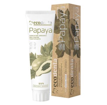 Ecodenta Organic pasta do zębów wybielająca Papaya (100 ml)