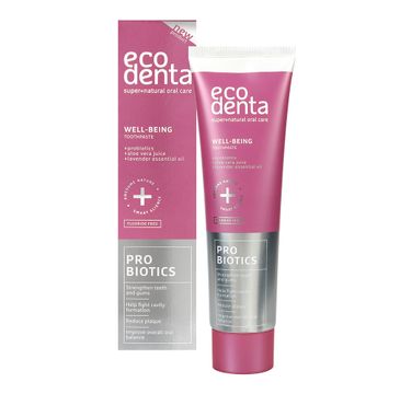 Ecodenta Pro Biotics Well-Being Toothpaste pasta do zębów z probiotykiem bez fluoru (100 ml)