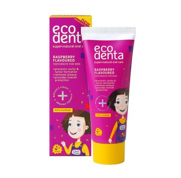 Ecodenta Raspberry Flavoured Toothpaste For Kids pasta do zębów dla dzieci o smaku malinowym (75 ml)