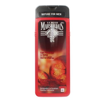 Le Petit Marseillais – żel pod prysznic 3w1 dla mężczyzn Czerwona Pomarańcza & Szafran (400 ml)