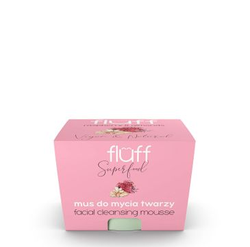 Fluff Facial Cleansing Mousse – mus do mycia twarzy Malina & Migdał (50 ml)
